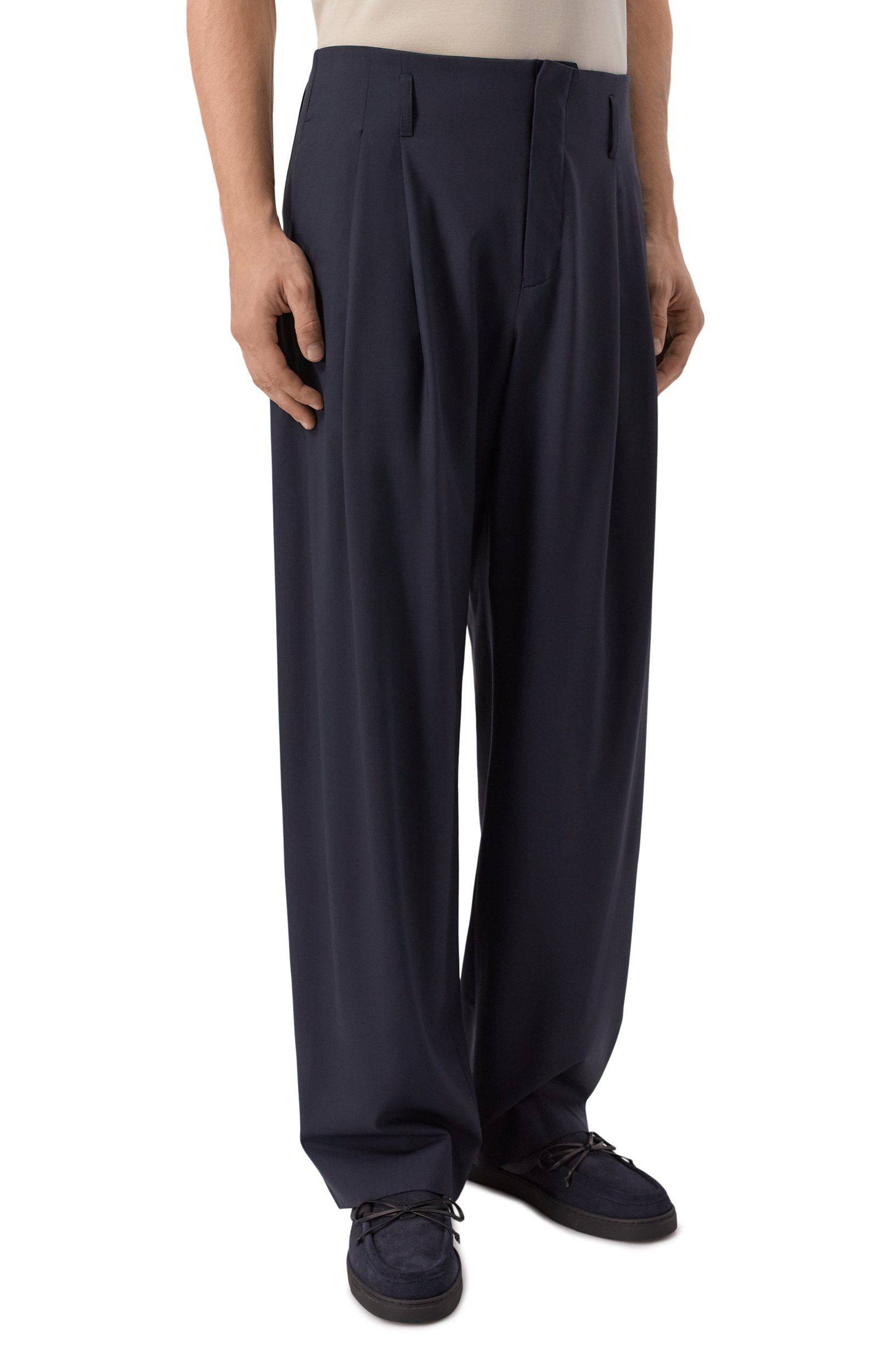 Шерстяные брюки EMPORIO ARMANI, арт. EM006934/TE22611, фото 3