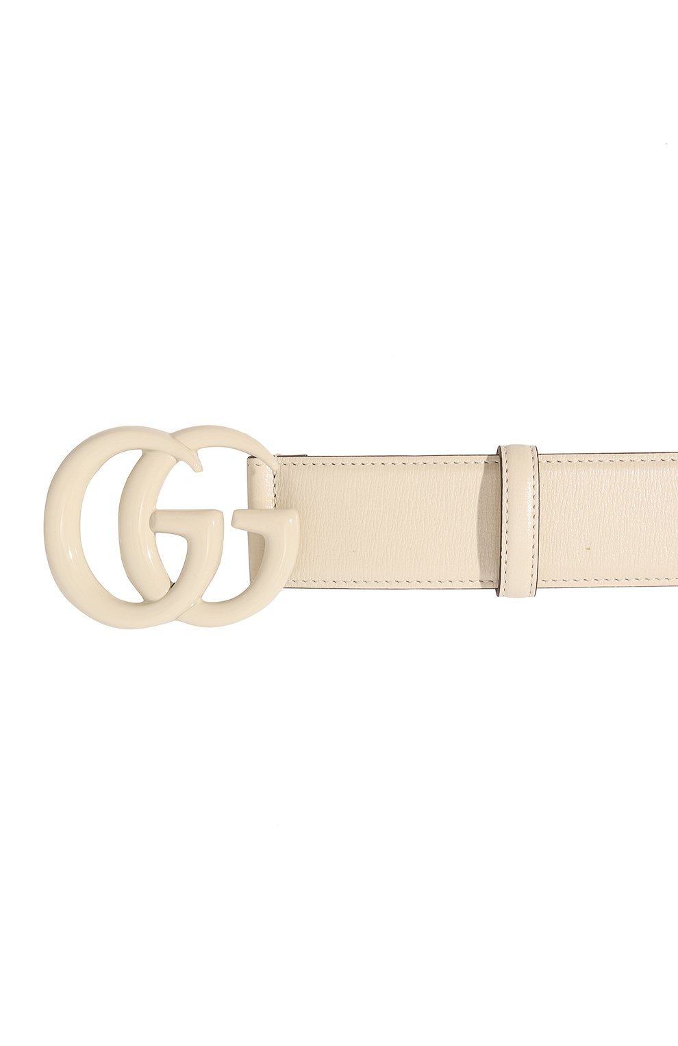 Кожаный ремень GUCCI молочного цвета по цене 60480 руб., арт. 400593 18YXV, фото 4 Кожаный ремень GUCCI, арт. 400593 18YXV, фото 4