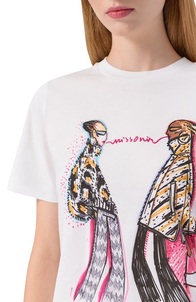 Хлопковая футболка MISSONI, арт. DS25WL03/BJ00PB, фото 5
