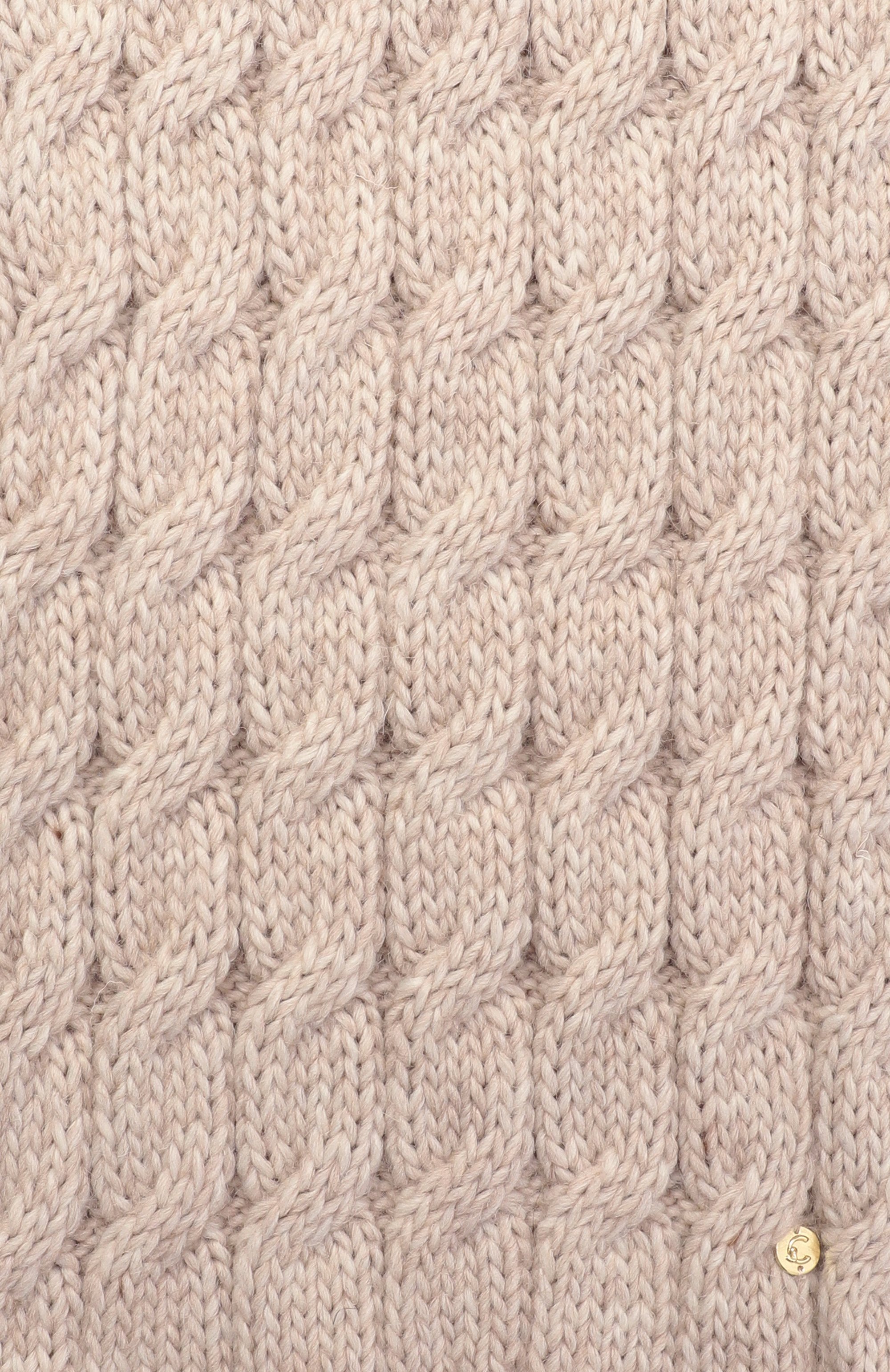 Шарф COCCINELLE бежевого цвета по цене 13650 руб., арт. E7 TRV 31 01 01, фото 4 Шарф COCCINELLE, арт. E7 TRV 31 01 01, фото 4