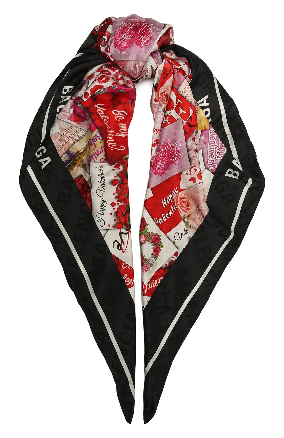 Шелковый платок BALENCIAGA, арт. 639443/310B3, фото 1