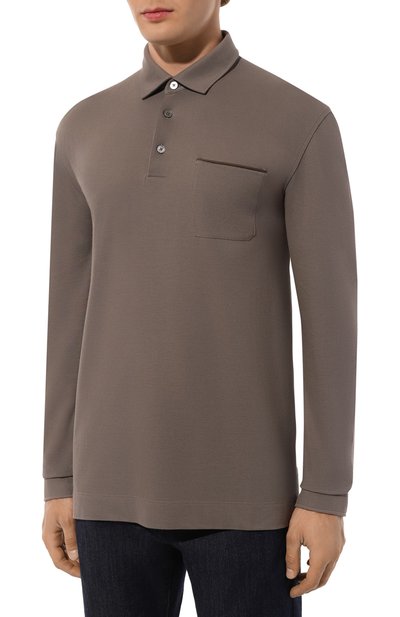 Хлопковое поло ZEGNA, арт. UD392A7/D757, фото 3