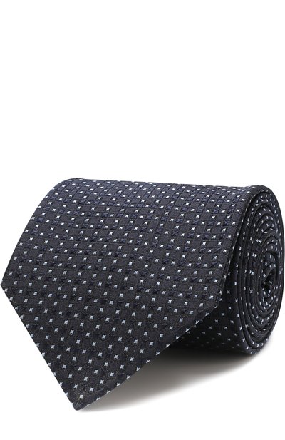Мужской шелковый галстук с узором GIORGIO ARMANI, арт. 360054/8A917