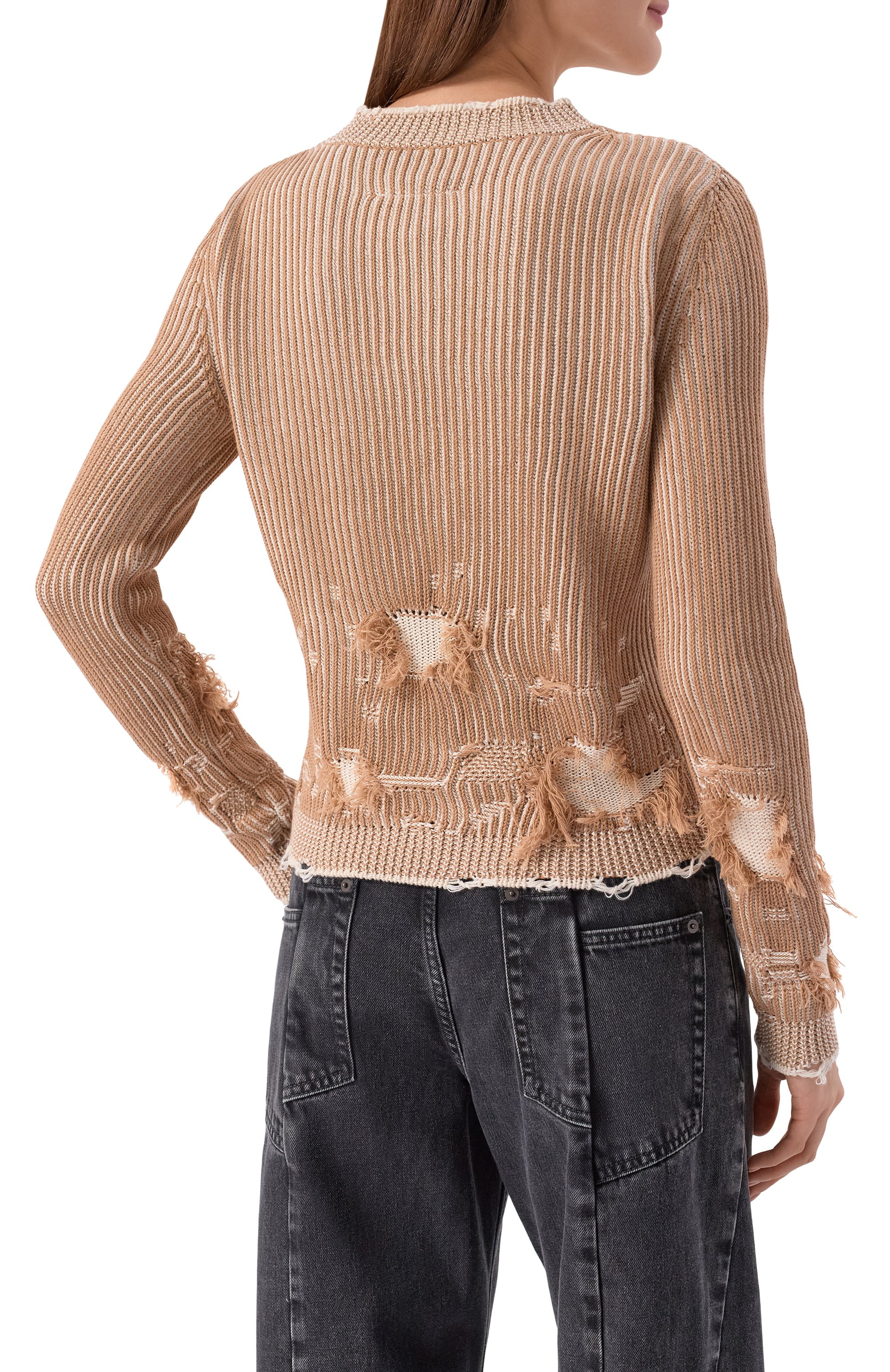 Хлопковый свитер MM6, арт. S52HL0054/M13214, фото 4