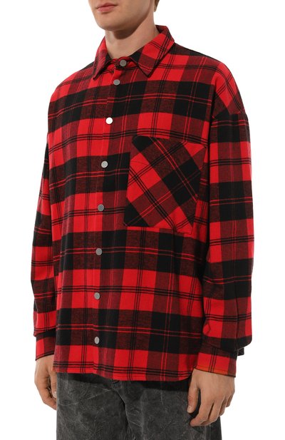 Хлопковая куртка-рубашка DIEGO VENTURINO, арт. D3W4DVCMC-0RB0UT, фото 3