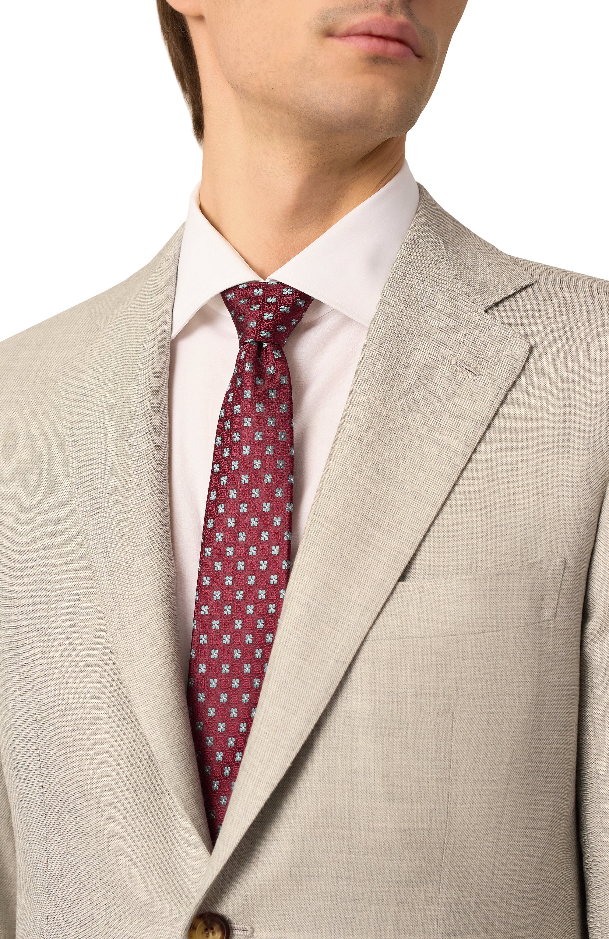 Шелковый галстук CANALI, арт. 18/HJ04242, фото 2