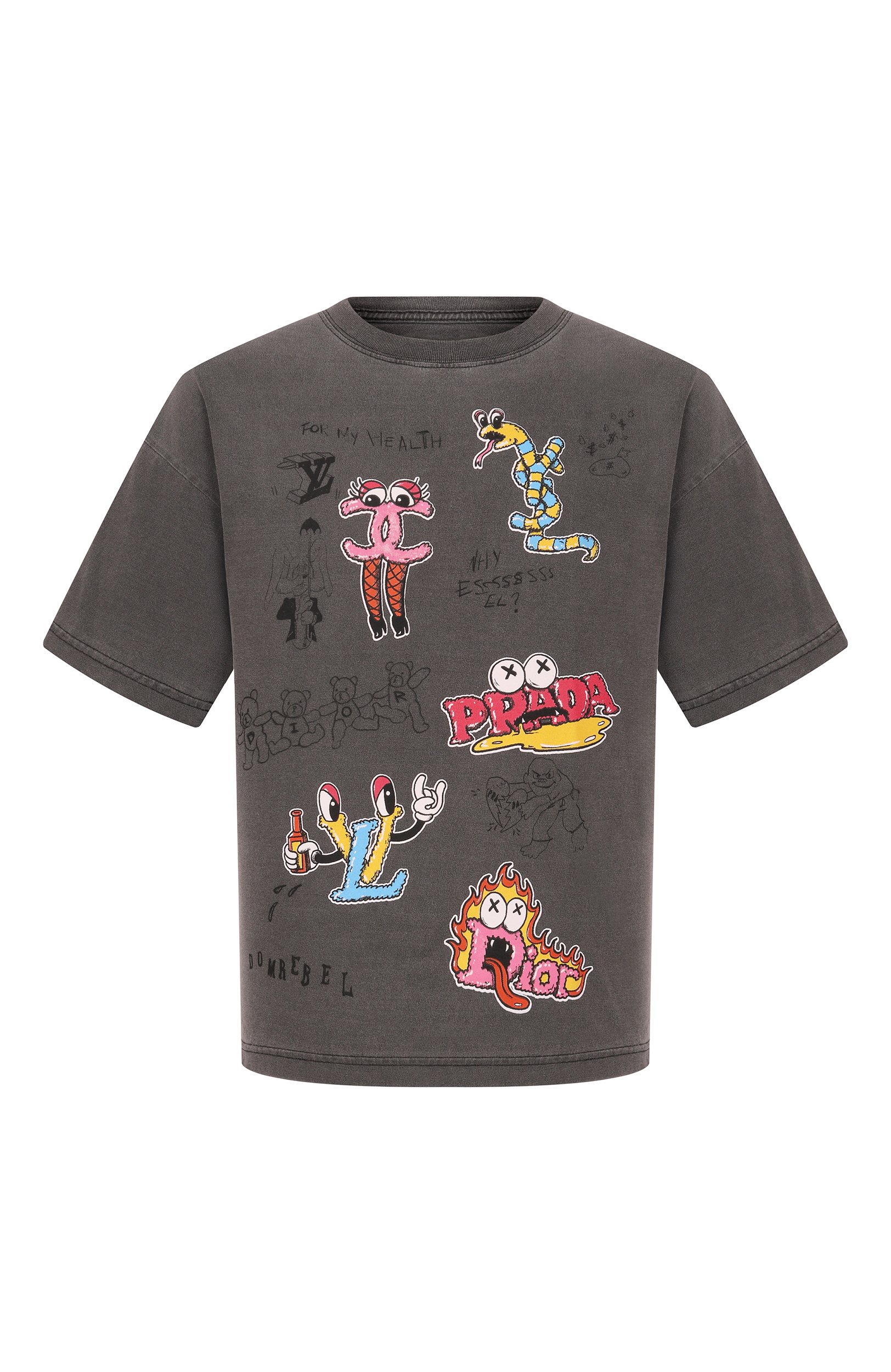 Хлопковая футболка DOMREBEL, арт. M LUXURY SKETCH/T-SHIRT, фото 1