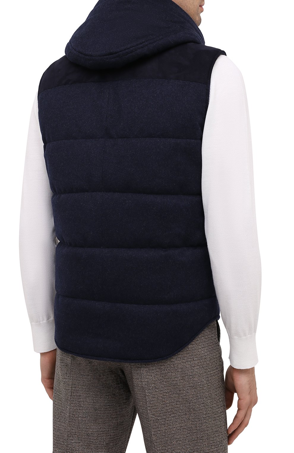 Кашемировый жилет с меховой отделкой ANDREA CAMPAGNA, арт. 94101H9IS2900, фото 5