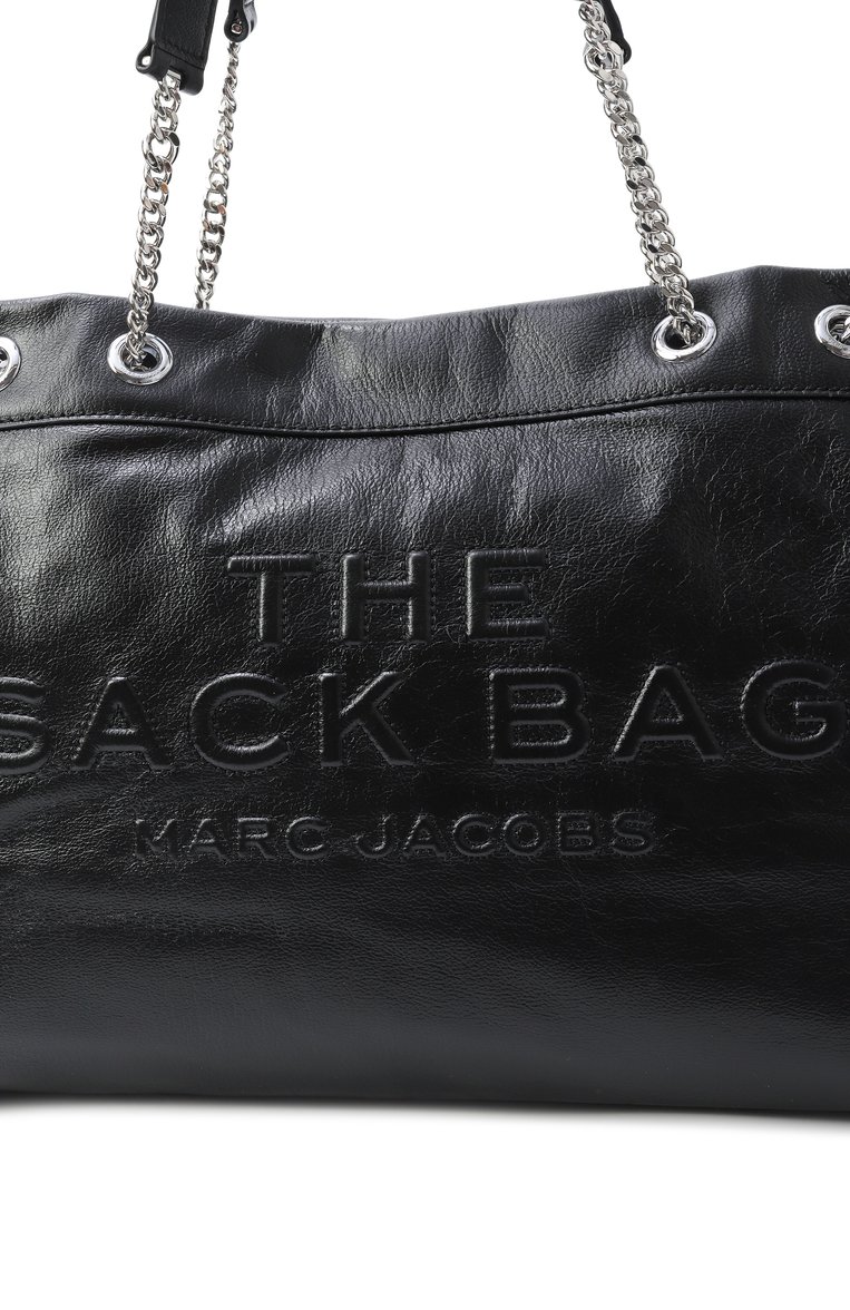 Женская сумка the sack MARC JACOBS (THE) черного цвета, арт. 2S5HSH025H02 | Фото 3 (Автоматизация состава: Проставлено; Материал: Натуральная кожа; Размер: large; Автоматизация ТО: Проставлено)