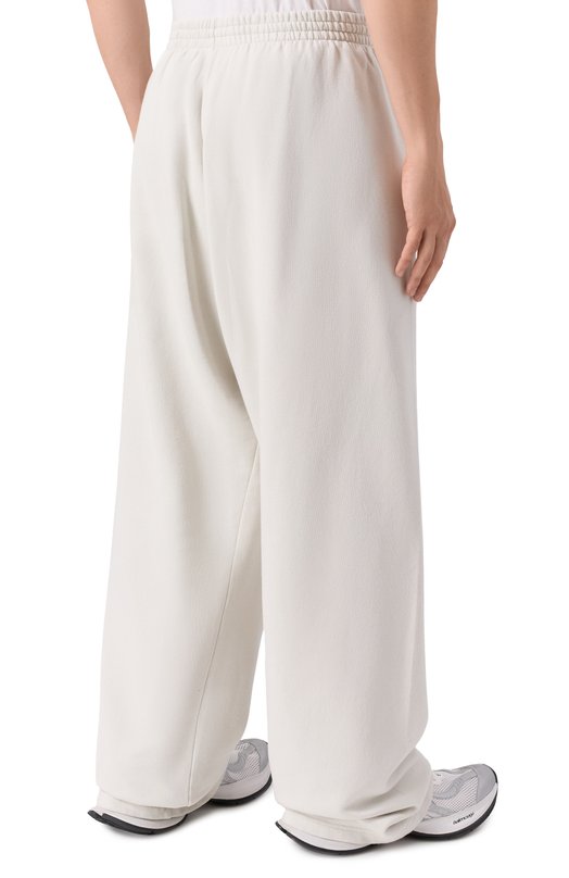 Хлопковые брюки Balenciaga x Automobili Lamborghini Balenciaga 826637/TSVR1 Белый  826637/TSVR1 Фото 4