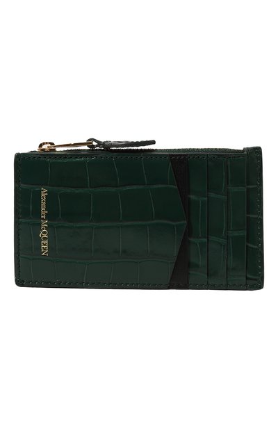 Кожаный футляр для кредитных карт ALEXANDER MCQUEEN, арт. 632037/1JMFG, фото 1