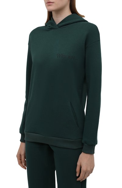 Хлопковый костюм SEVEN LAB зеленого цвета по цене 16380 руб., арт. HP7-WN dark green, фото 2 Хлопковый костюм SEVEN LAB, арт. HP7-WN dark green, фото 2