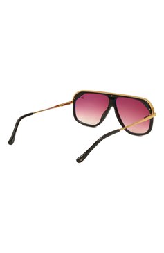 Женские солнцезащитные очки VINTAGE FRAMES розового цвета, арт. EASTW00D BLACK/BURGUNDY | Фото 4 (Нос: Не проставлено; Региональные ограничения белый список (Axapta Mercury): Не проставлено; Тип очков: С/з; Материал: Пластик; Очки форма: Авиаторы; Оптика Гендер: оптика-женское)
