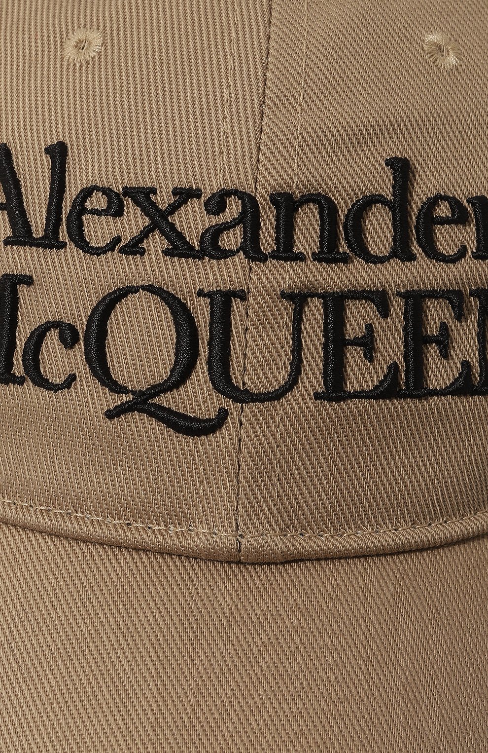 Хлопковая бейсболка ALEXANDER MCQUEEN, арт. 688658/4105Q9760, фото 4