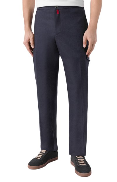 Шерстяные брюки KITON, арт. UPLACTRK0170H03, фото 3