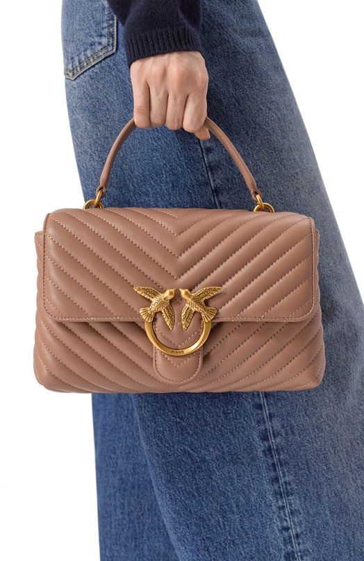 Сумка Love Lady Puff Classic Pinko 100043/A0GK Бежевый  100043/A0GK Фото 2