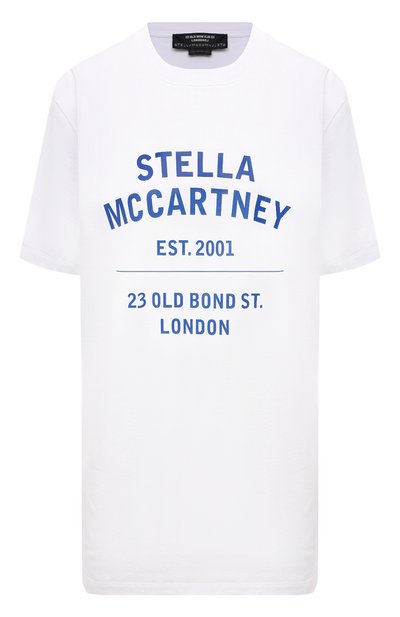 Женская хлопковая футболка STELLA MCCARTNEY, арт. 601849/SMP86