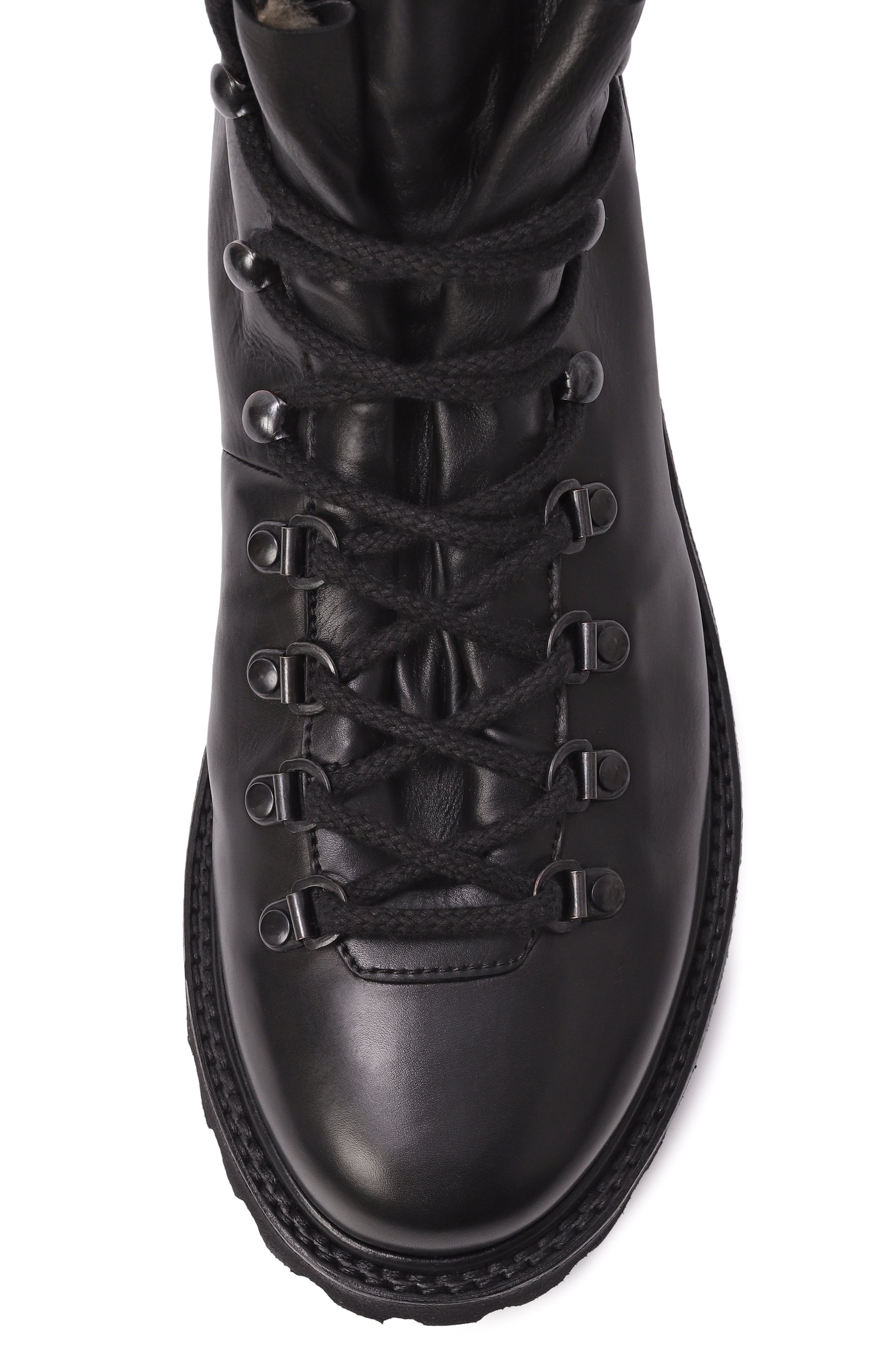 Кожаные ботинки PREMIATA черного цвета по цене 68000 руб., арт. M6300M/LAND, фото 6 Кожаные ботинки PREMIATA, арт. M6300M/LAND, фото 6