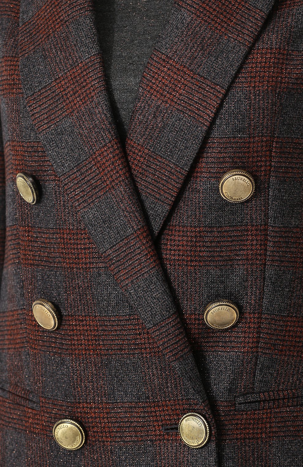 Двубортный шерстяной жакет BRUNELLO CUCINELLI, арт. MB5078662, фото 5