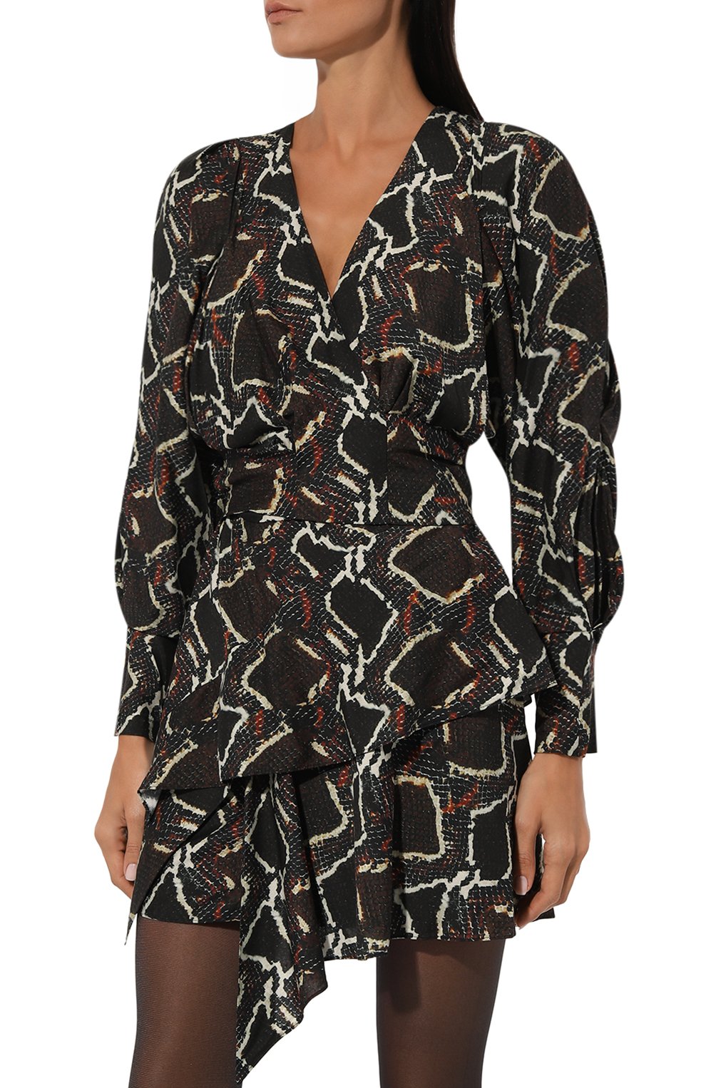 Платье из вискозы и шелка IRO, арт. WM33AL0ULI, фото 3