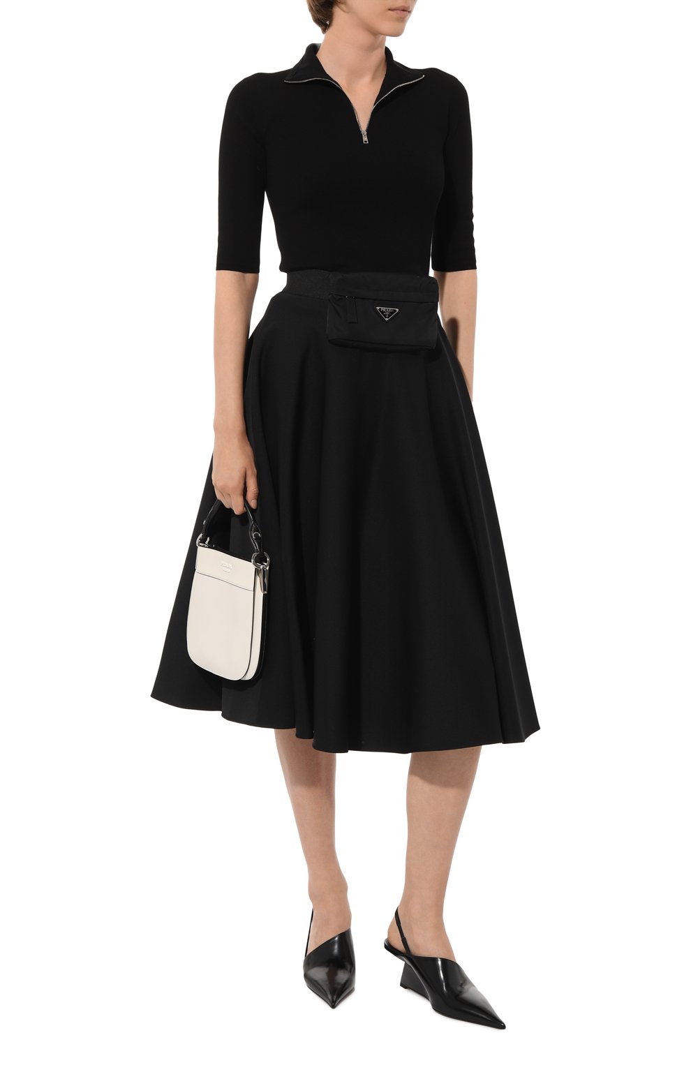 Пуловер из вискозы и шерсти PRADA, арт. P26414-1Y86-F0002-212, фото 2