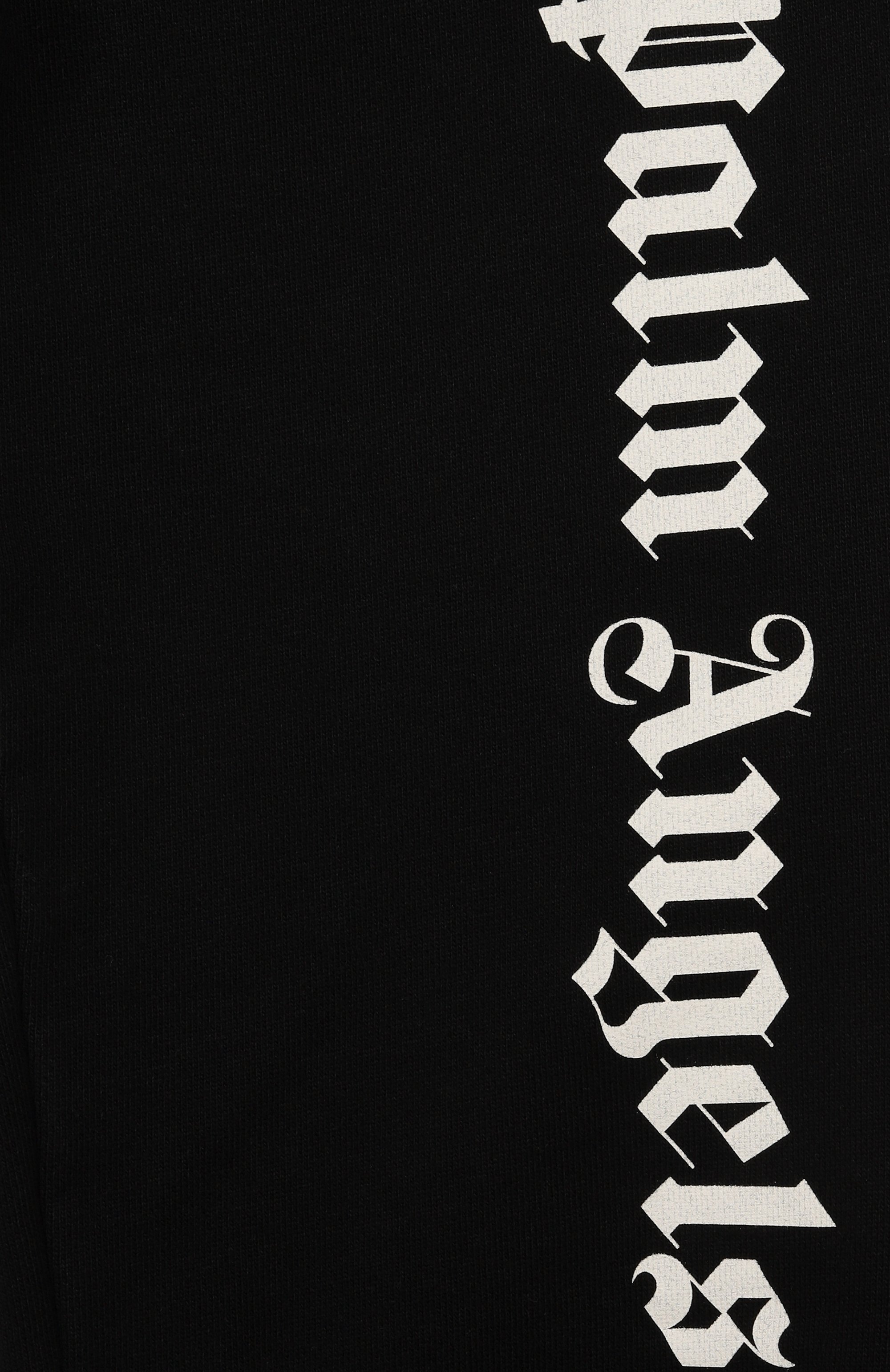 Хлопковые джоггеры PALM ANGELS черного цвета по цене 25100 руб., арт. PBCH008C99FLE002, фото 3 Хлопковые джоггеры PALM ANGELS, арт. PBCH008C99FLE002, фото 3