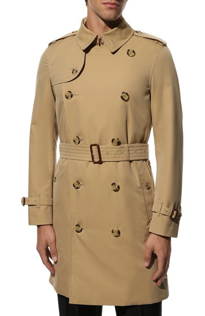 Хлопковый тренч BURBERRY, арт. 8028083, фото 3