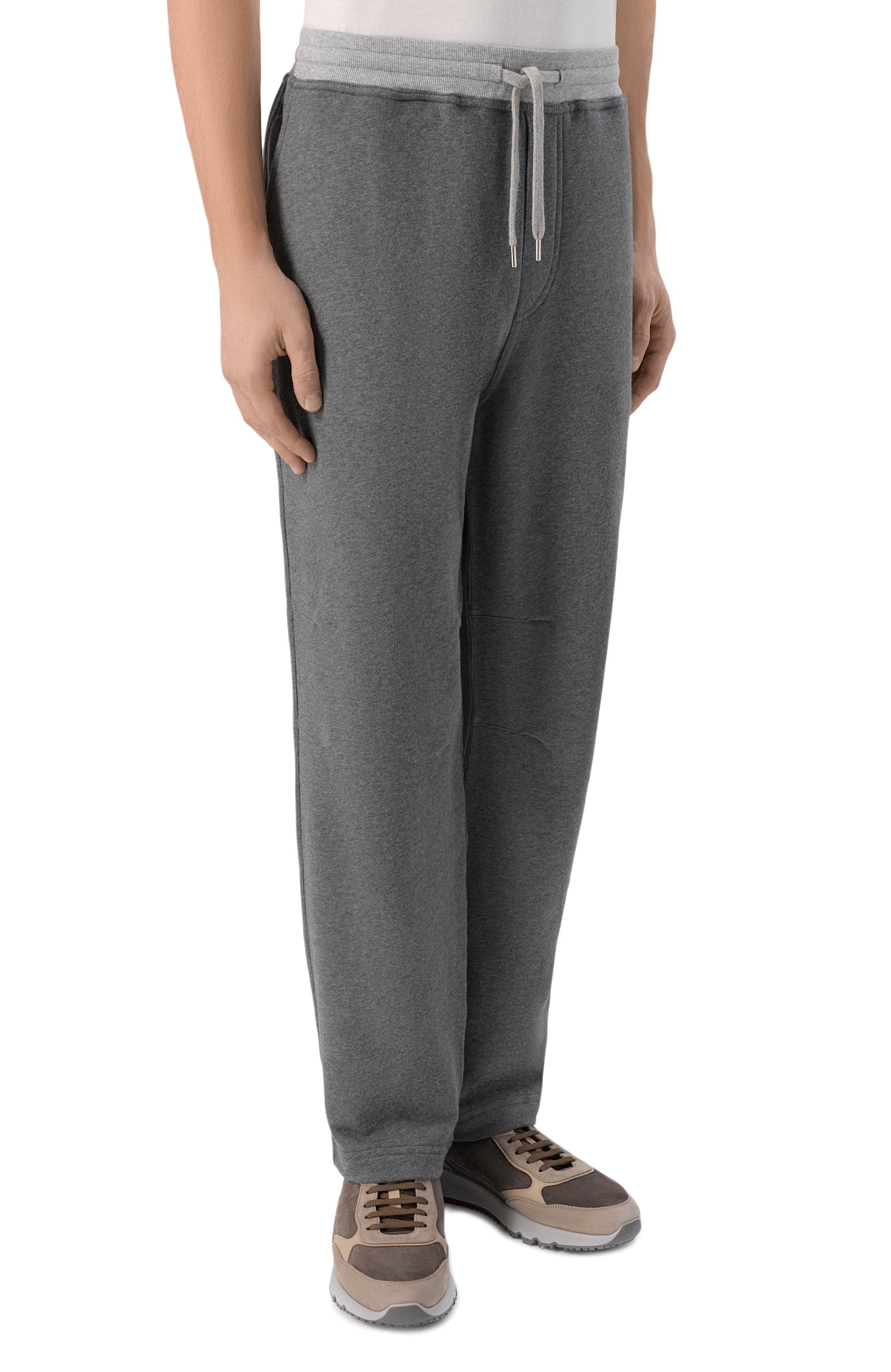 Хлопковые брюки BRUNELLO CUCINELLI, арт. MM8263388G, фото 3