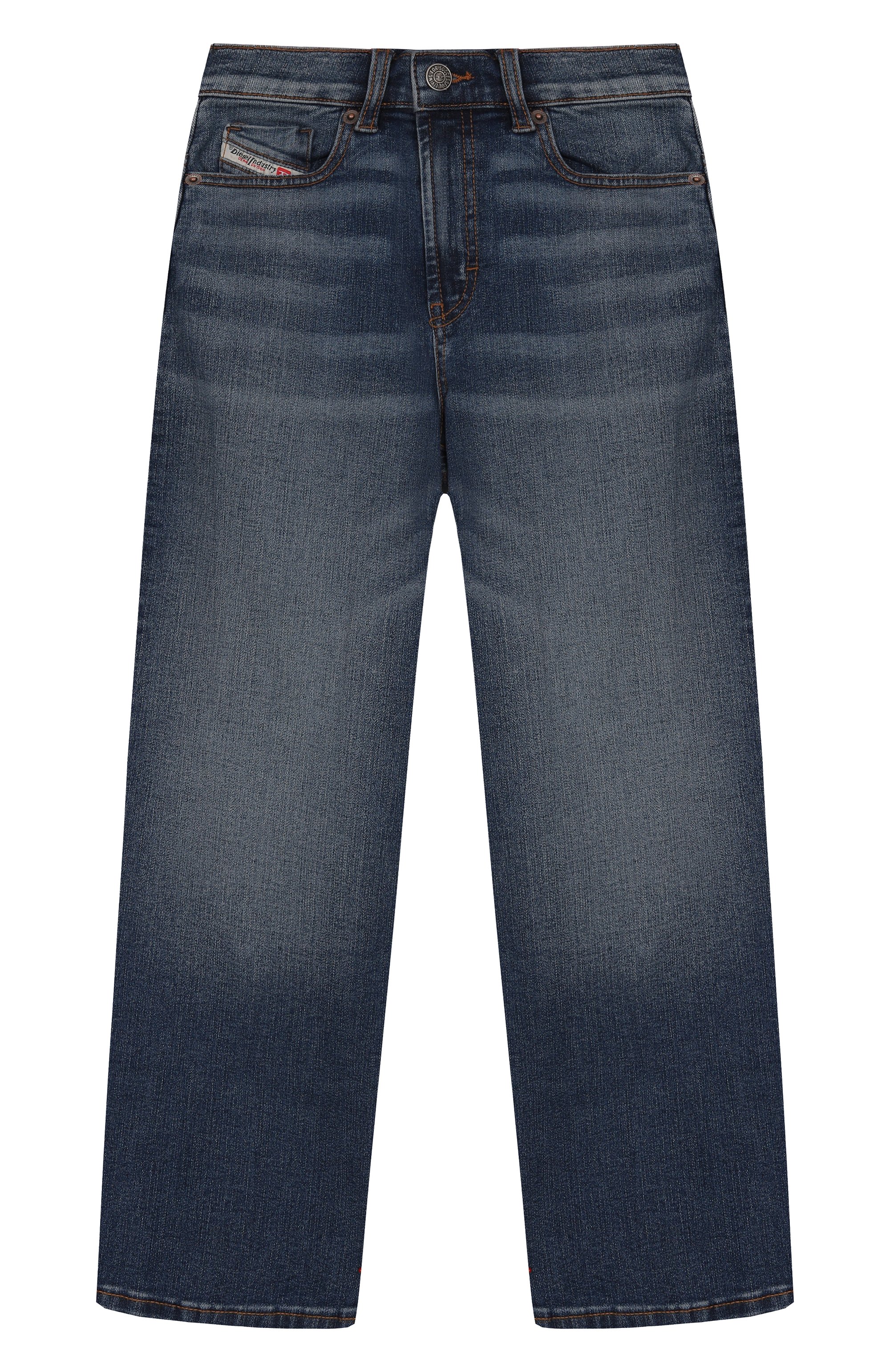 Джинсы DIESEL темно-синего цвета по цене 8470 руб., арт. J00818/KXBRA, фото 1 Джинсы DIESEL, арт. J00818/KXBRA, фото 1