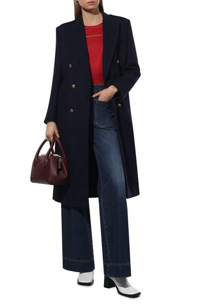 Футболка изо льна и шелка BRUNELLO CUCINELLI, арт. MF982BY500, фото 2