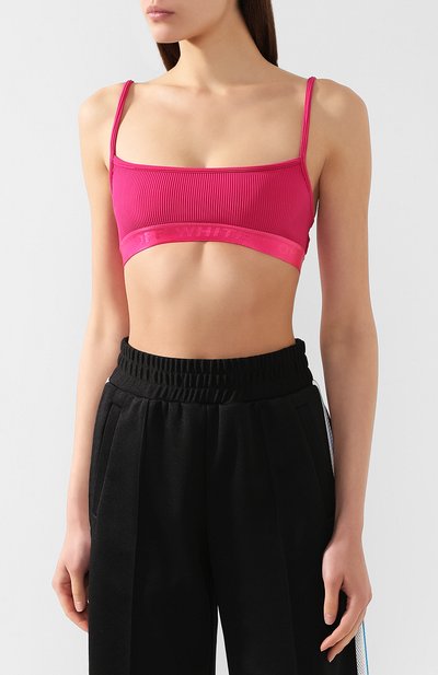 Кроп-топ OFF-WHITE фуксия цвета по цене 17200 руб., арт. 0WAE002R19B850572800, фото 3 Кроп-топ OFF-WHITE, арт. 0WAE002R19B850572800, фото 3