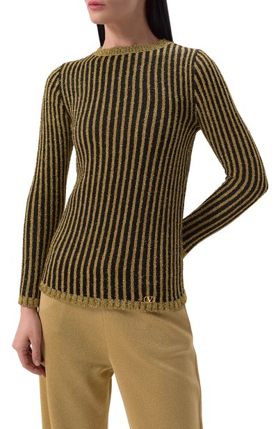 Пуловер VALENTINO разноцветного цвета по цене 247000 руб., арт. 6B3KC63F94J, фото 3 Пуловер VALENTINO, арт. 6B3KC63F94J, фото 3