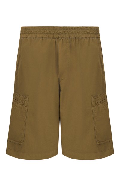 Хлопковые шорты ICEBERG хаки цвета по цене 34950 руб., арт. D070/0032, фото 1 Хлопковые шорты ICEBERG, арт. D070/0032, фото 1