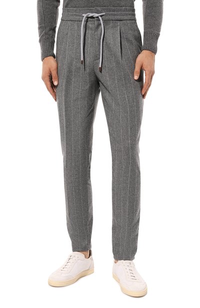 Шерстяные брюки BRUNELLO CUCINELLI, арт. ME259B2205, фото 3