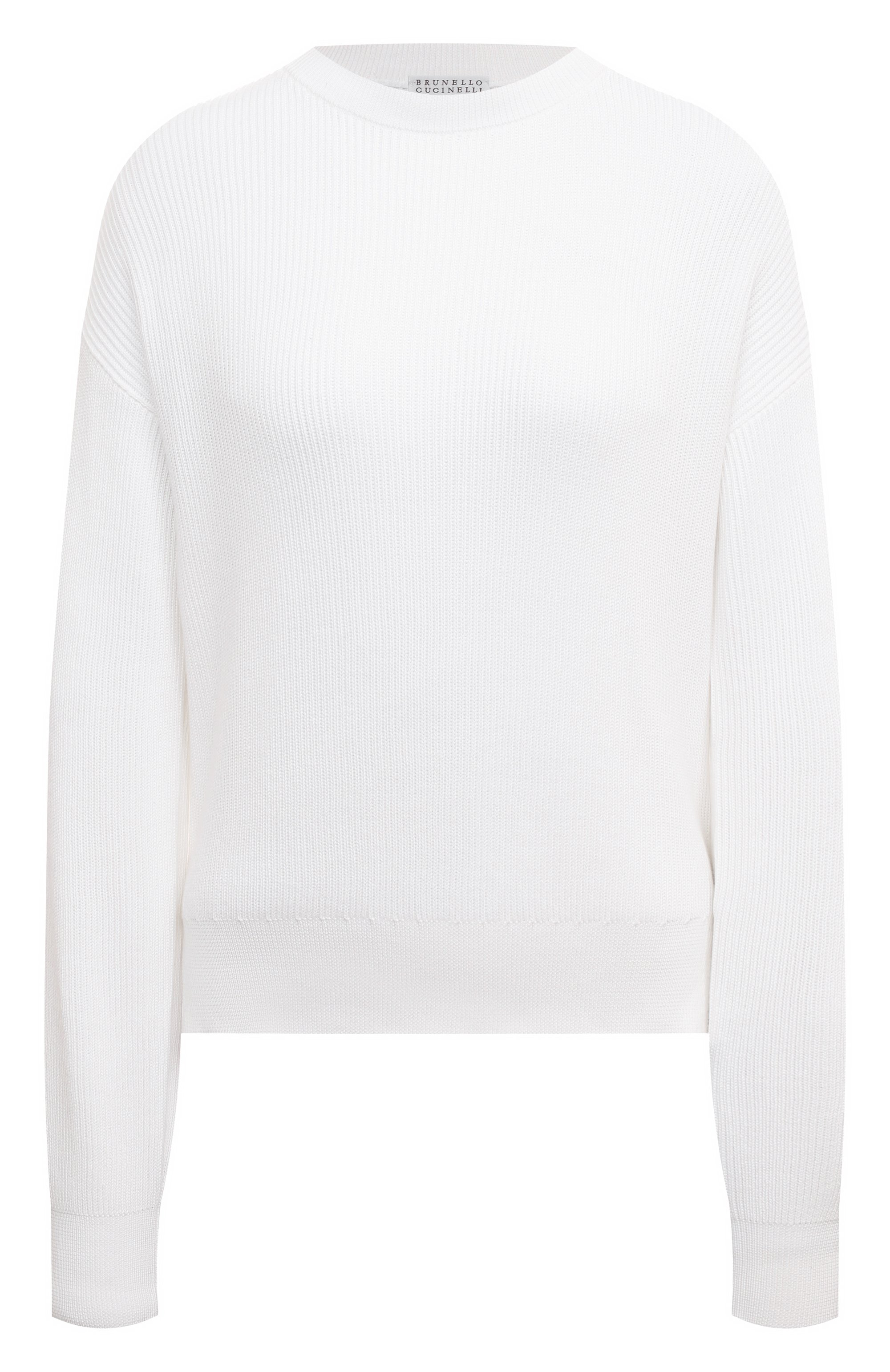 Хлопковый пуловер BRUNELLO CUCINELLI, арт. M1919B1299, фото 1