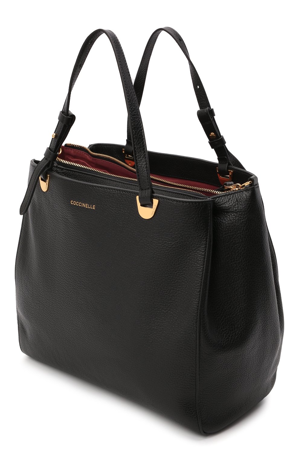 Сумка lea COCCINELLE черного цвета по цене 38300 руб., арт. E1 I60 18 02 01, фото 4 Сумка lea COCCINELLE, арт. E1 I60 18 02 01, фото 4