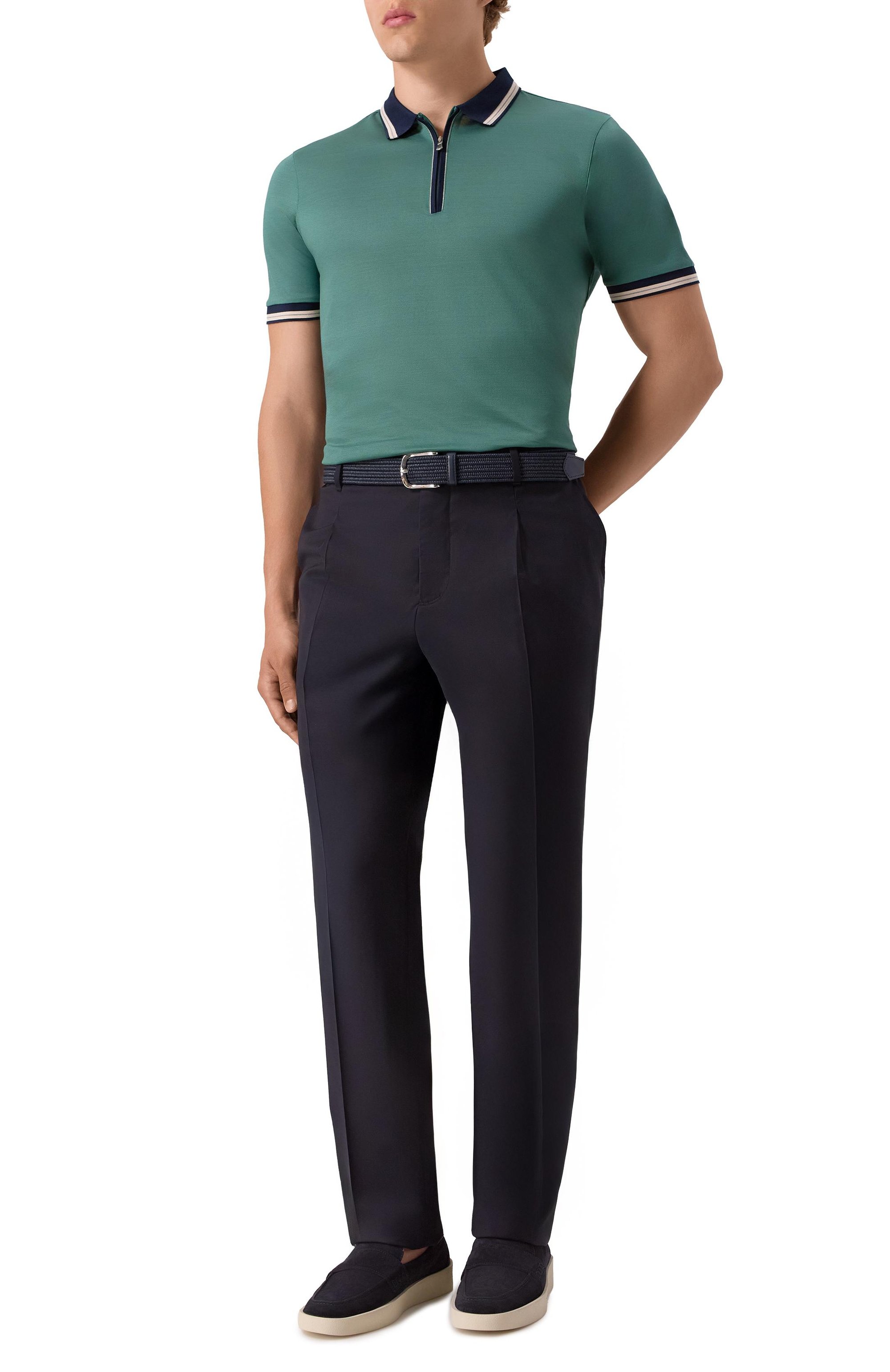 Шерстяные брюки ZILLI, арт. CPPTA1M028660014U/56, фото 2