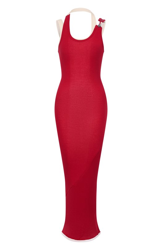 Хлопковое платье Jean Paul Gaultier 25/34-F-R0384-J092 Красный 25/34-F-R0384-J092