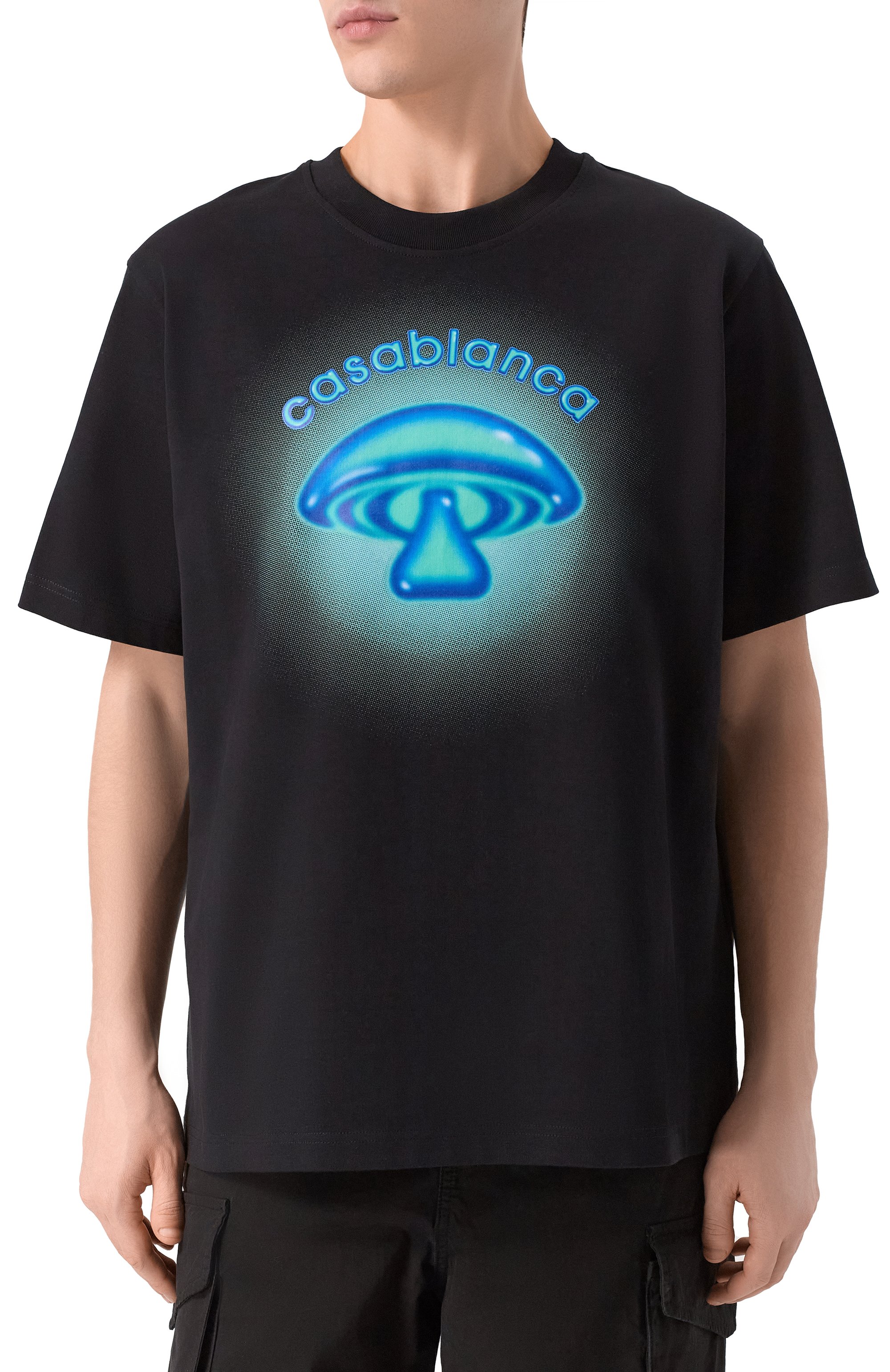 Хлопковая футболка CASABLANCA, арт. M-SP26-JTS-001-12, фото 3