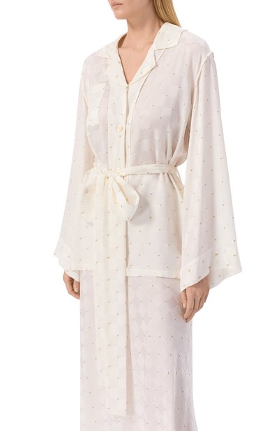 Шелковая рубашка ELIE SAAB, арт. SH147NRC26/VI007, фото 3