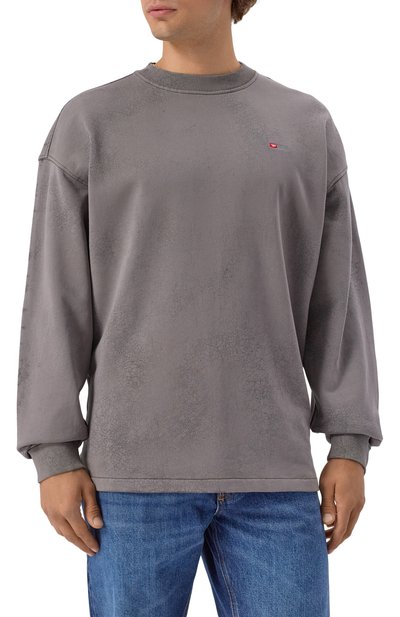 Хлопковый свитшот DIESEL, арт. A19306/0PLBV, фото 3