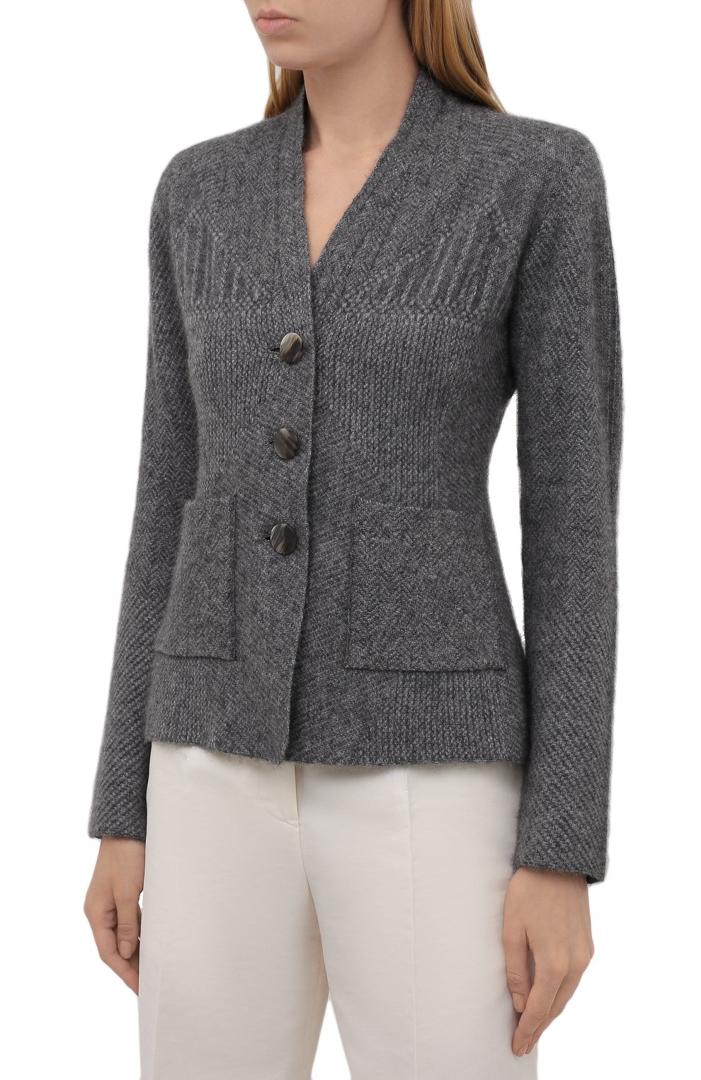 Жакет из кашемира и шелка GIORGIO ARMANI, арт. 6KAG03/AM52Z, фото 3