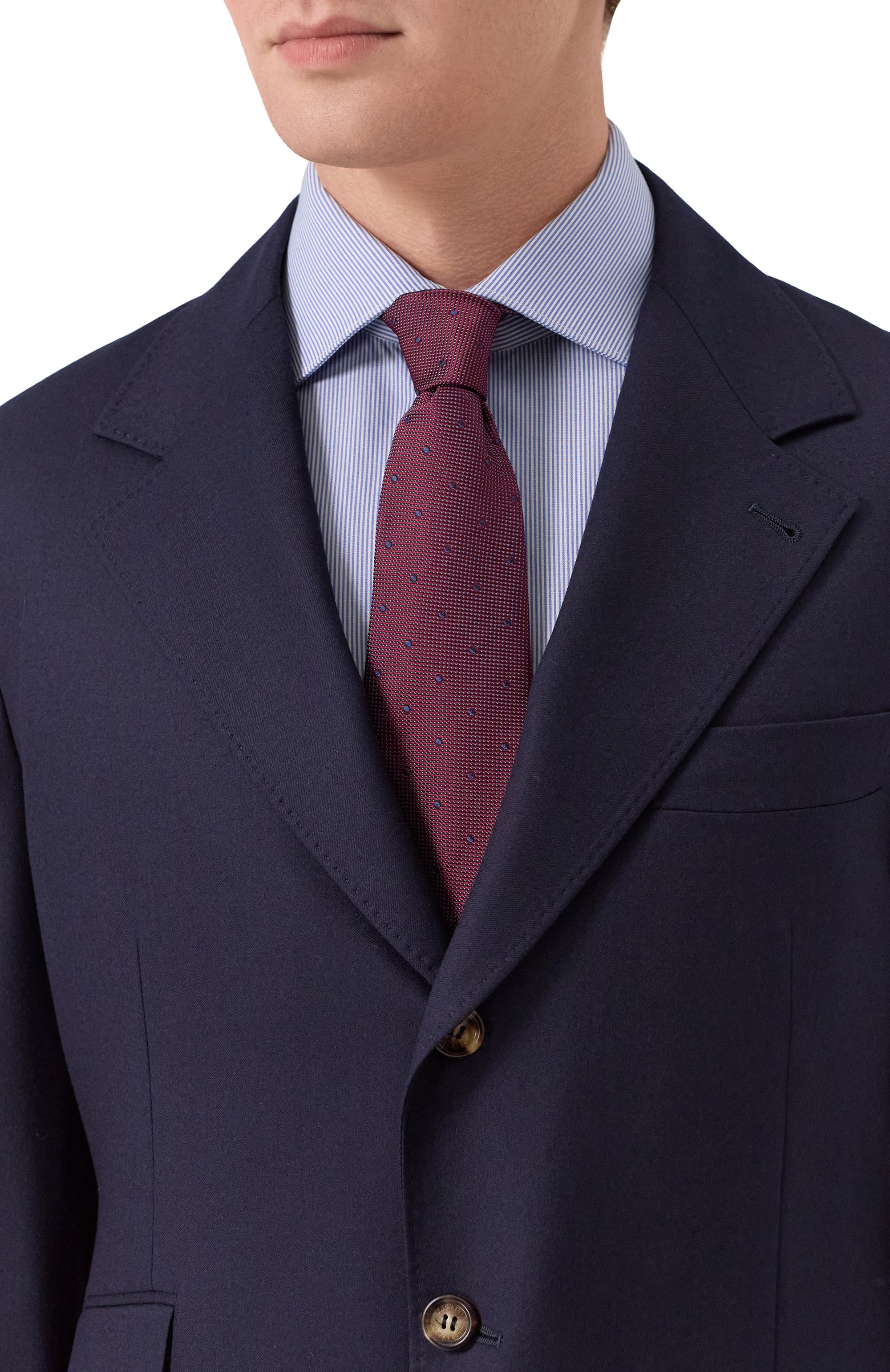 Шелковый галстук CORNELIANI темно-бордового цвета по цене 26600 руб., арт. 26U302-2620307, фото 2 Шелковый галстук CORNELIANI, арт. 26U302-2620307, фото 2