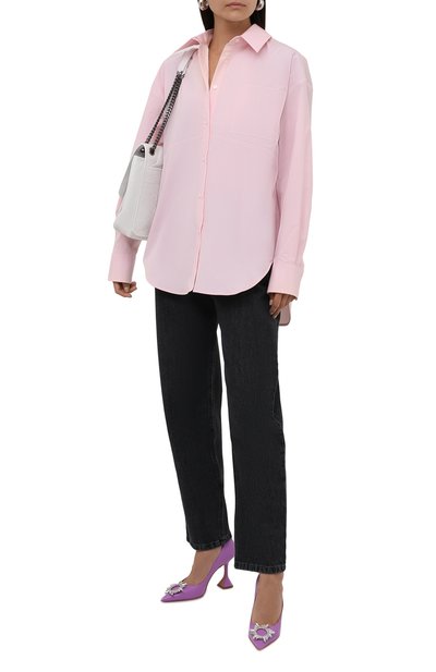 Хлопковая рубашка MSGM, арт. 3141MDE12 217603, фото 2