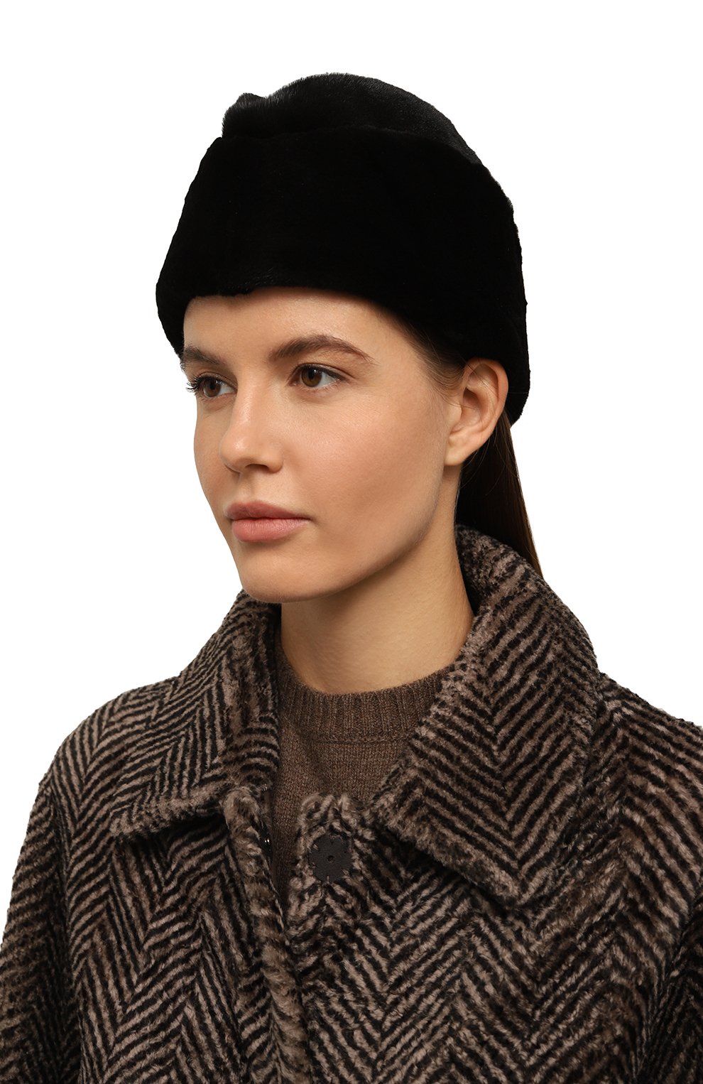 Пилотка из меха норки VICTORIA KUSENKOVA, арт. 131510002139, фото 2