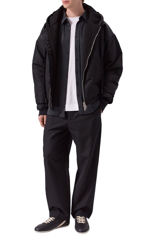 Кожаные кроссовки Concordians Rick Owens RU02E1889/LC0 Чёрный  RU02E1889/LC0 Фото 2