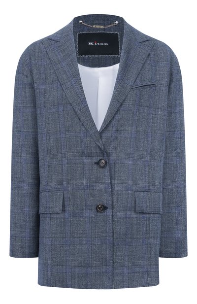 Женский жакет из шерсти и шелка KITON, арт. D53502K0944G
