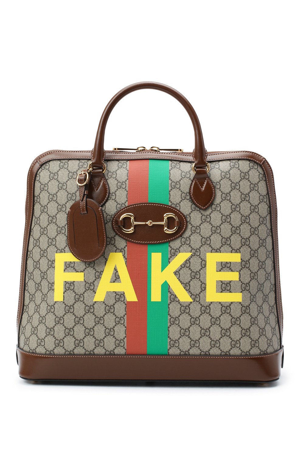 Сумка-тоут horsebit 1955 «fake/not» GUCCI, арт. 621640/2GCBG, фото 6