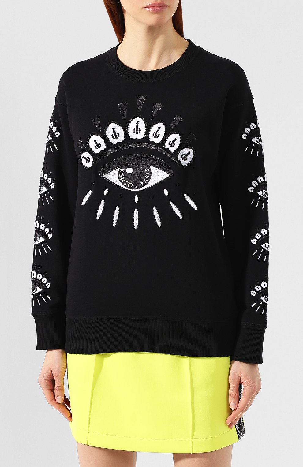Хлопковый свитшот KENZO, арт. 2SW7864XJ, фото 3