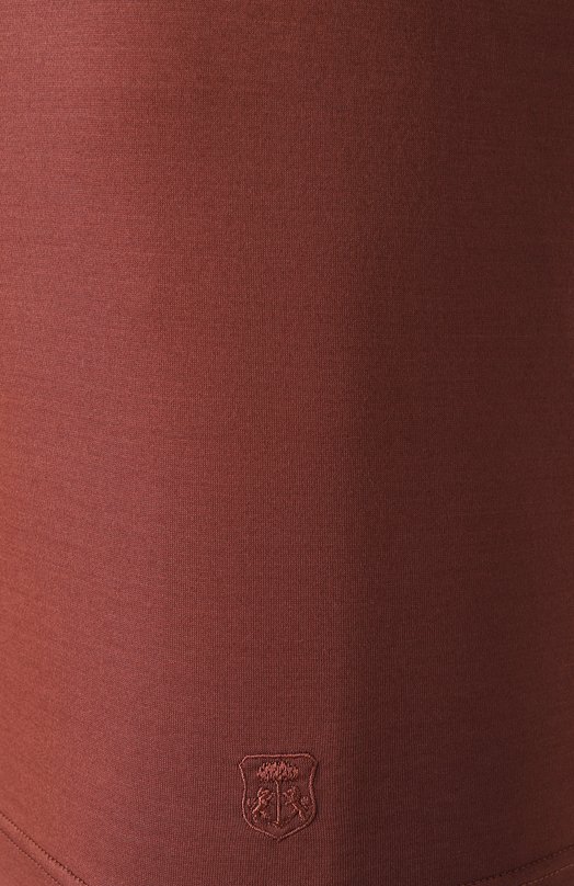 Хлопковая футболка Corneliani 25G500-2525000 Бордовый  25G500-2525000 Фото 6
